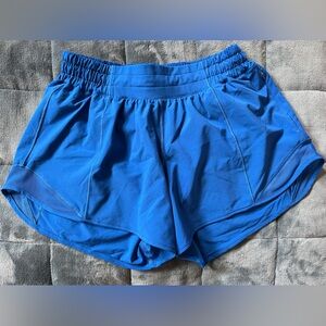 Lululemon shorts, blue, size 6.